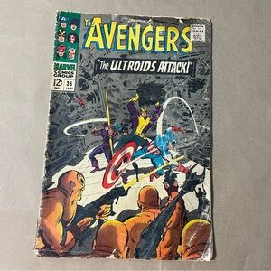 The Avengers #36, The Ultroids Attack, 1967 first edition